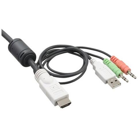 62612I, USB, USB, HDMI, 1920 x 1080 Pixels, Nero, Bianco - Foto 1